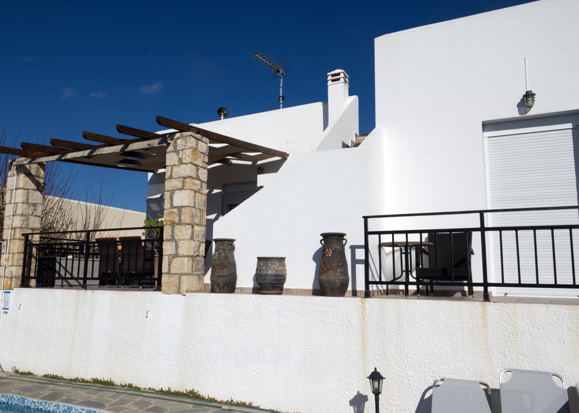 Gemuetliche Mailin Priv. Pool Schoene Aussicht Tatil Evi Skouloúfia